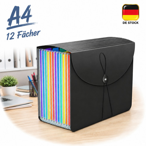 Akkordeon aktenordner 12 - a4,