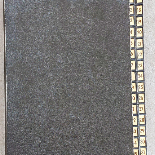 Schwarzer ordner mit - ordner,