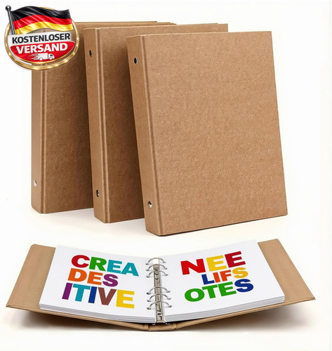 Ringbuch kraftpapier 6 - a5,