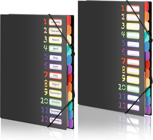 Fächermappe mit 12 - a4,