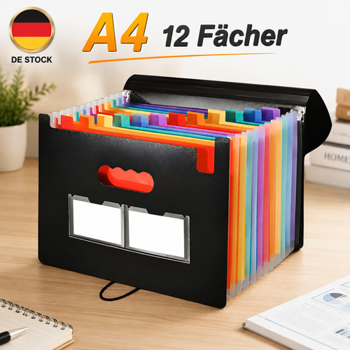 Akkordeon aktenordner 12 - a4,